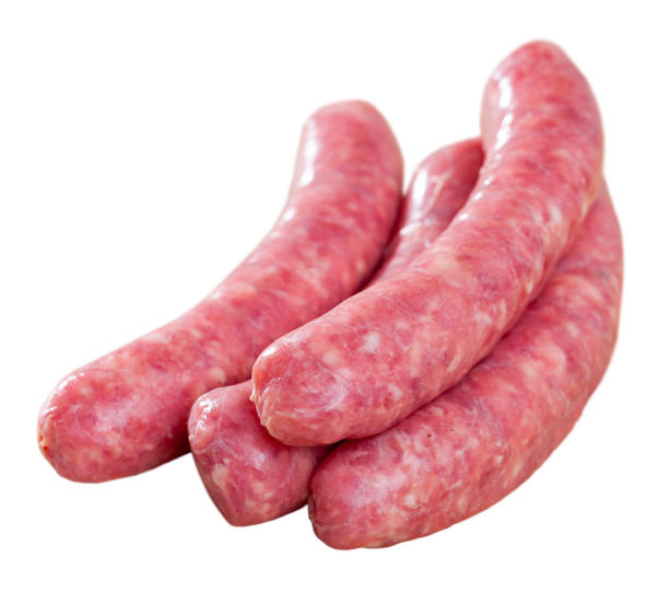 istock Raw sausages  for frying 1251265672