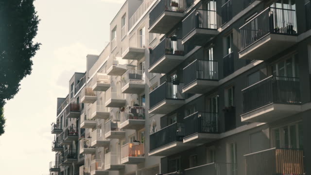 Apartment buildings in Berlin, Germany