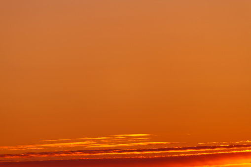 Beautiful cloudscape background. Sunset or sunrise