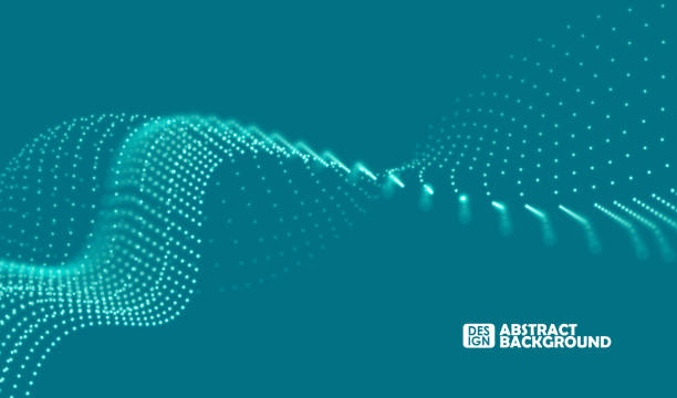 Particles liquid dynamic flow Particles liquid dynamic flow. Glittering dust of lights. Big data visualization. Graphic concept for your design. 156 number stock illustrations