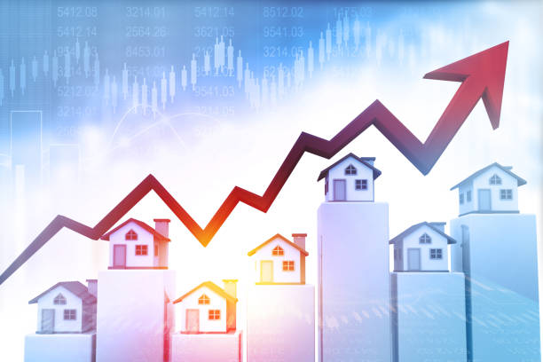 istock Real estate business growth graph 1251282543