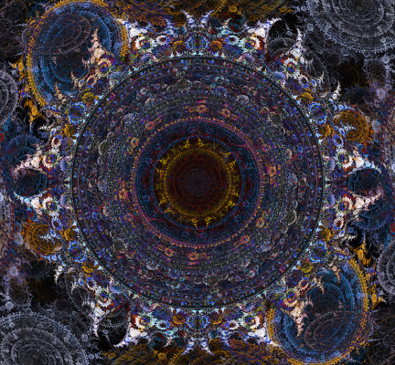 Mandala, Sacred Geometry. Abstract fractal background for art projects. omputer generated image