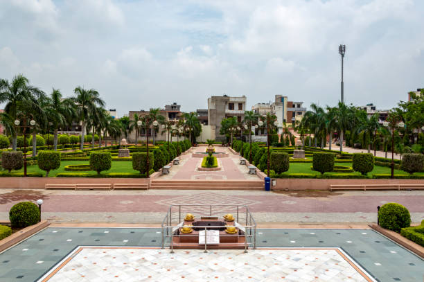 istock Akshardham Temple Park, Jaipur, Rajasthan, India 1251289154
