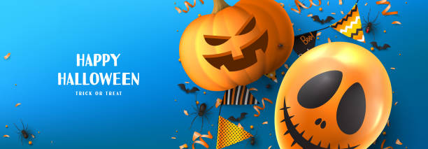 istock Happy Halloween sale promo banner 1251293384