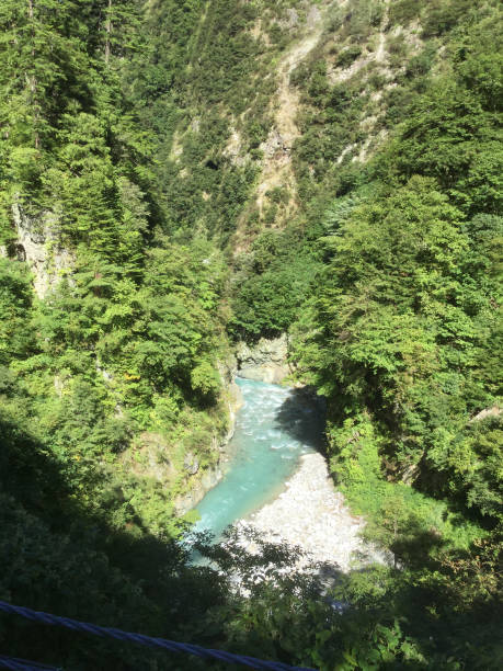 istock Scenery along the Kurobe River in the Kurobe Gorge 1251295522