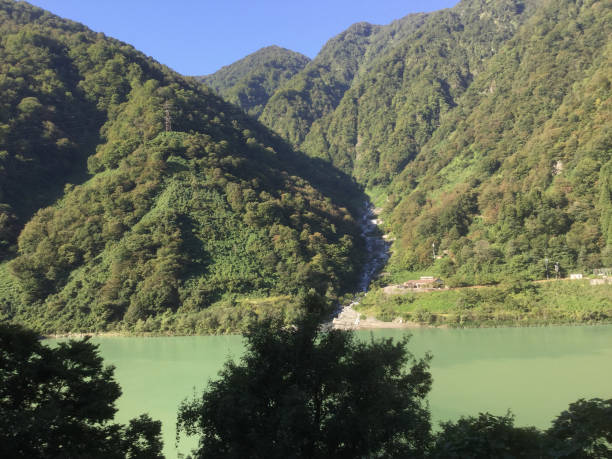 istock Scenery along the Kurobe River in the Kurobe Gorge 1251295651