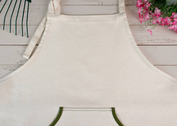 istock Gardener Apron Mockup. Blank space for custom design 1251304422
