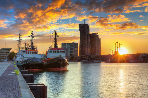 istock Gdynia by the Baltic Sea at sunset 1251304885