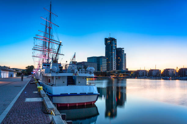 istock Gdynia by the Baltic Sea at dusk 1251304953