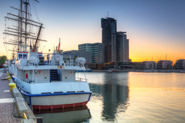 istock Gdynia by the Baltic Sea at sunset 1251305050