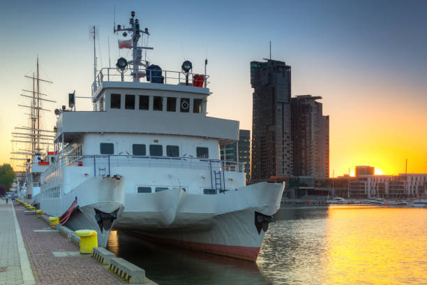 istock Gdynia by the Baltic Sea at sunset 1251305266