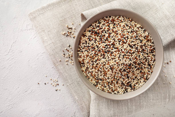 istock Organic colorful mixed quinoa seeds 1251305622