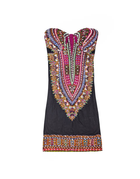 istock Dress in beads and sequins isolated on white background 1251309318