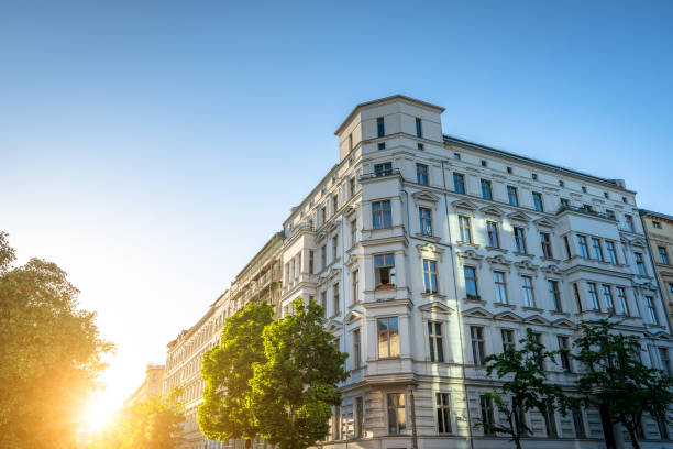 istock Restored old apartment building in Berlin, Germany 1251311567