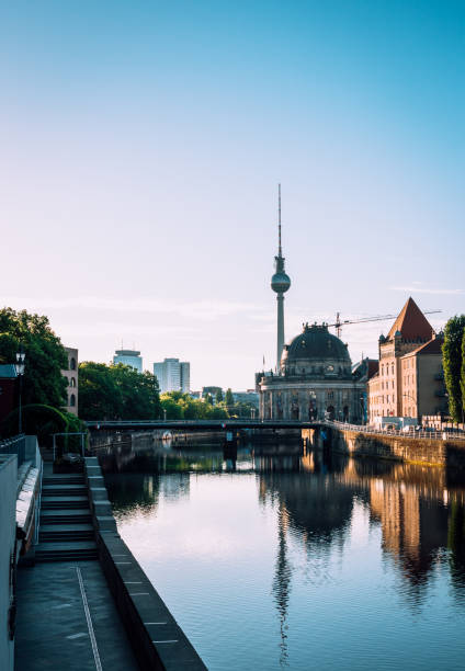 istock Berlin cityscape under blue sky in the morning 1251311605