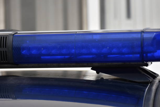 istock girofars, lights on an intervention car, police, rescue, firefighters 1251318496
