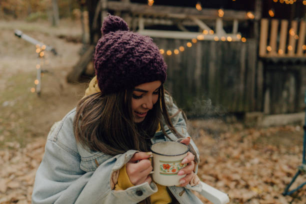 istock Happiness is a cup of hot chocolate on a cool day 1251319743