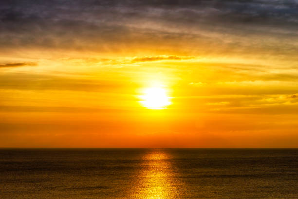 istock Beautiful sunset over the ocean 1251325644