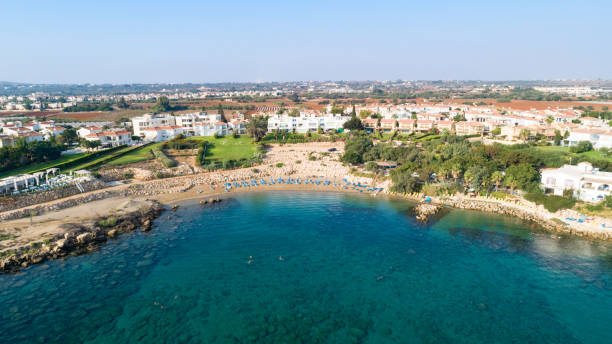 istock Aerial Sirena beach, Protaras, Cyprus 1251328610