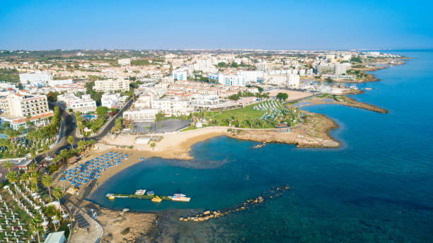 istock Aerial Pernera beach, Protaras, Cyprus 1251330214