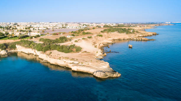istock Aerial Kapparis beach, Protaras, Cyprus 1251330632