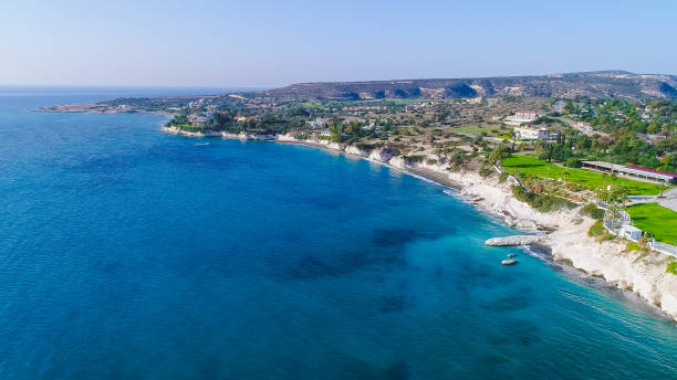 Aerial governor's beach, Limassol