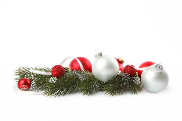 istock Christmas decorations isolated on white 1251331531