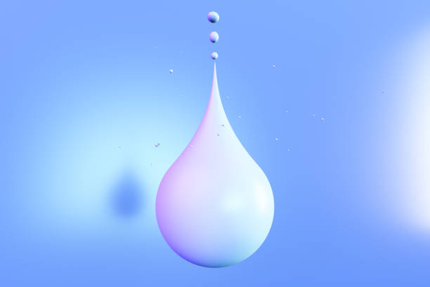istock Drop of paint. Abstract background. 1251331784
