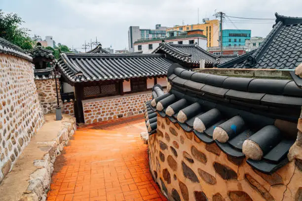 Ganghwa island old village, Yeongheung Palace Korean traditional architecture in Incheon, Korea