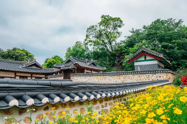 Ganghwa island old village, Yeongheung Palace Korean traditional architecture in Incheon, Korea