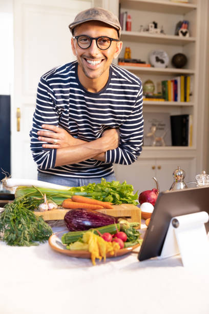 istock Happy man ready to cook 1251338999