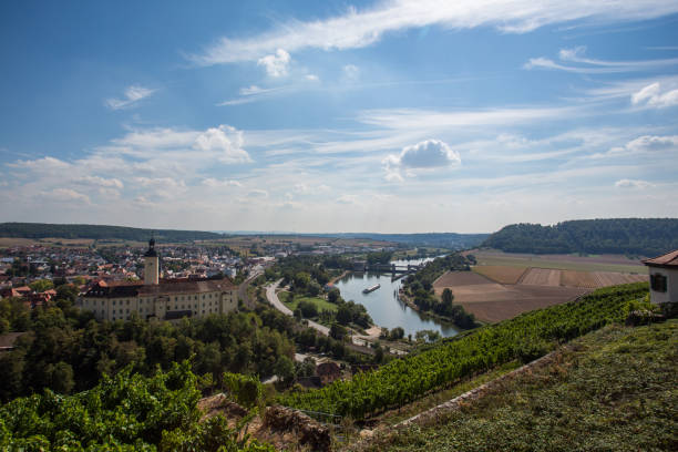 istock river Neckar on a sunny day from the vineyard 1251341597