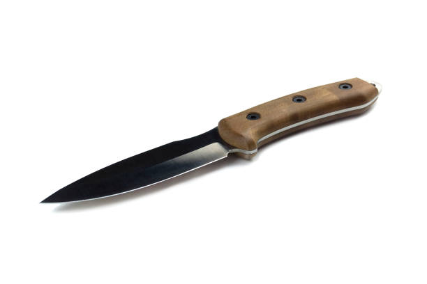 istock Tourist knife isolated on white background. 1251343459