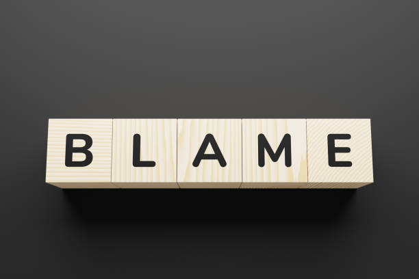 istock BLAME word written in wooden blocks. 1251345970