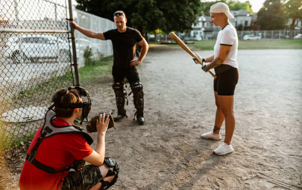 istock Diverse group of young people playing softball 1251353674