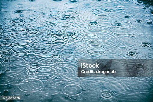 istock Rain drops background 1251353875