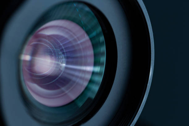 istock Professional Photo lens with reflection closeup 1251355218