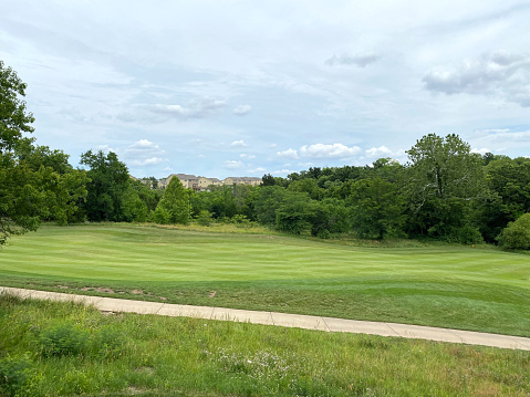 green golf course