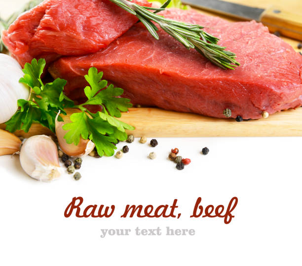 raw beef meat