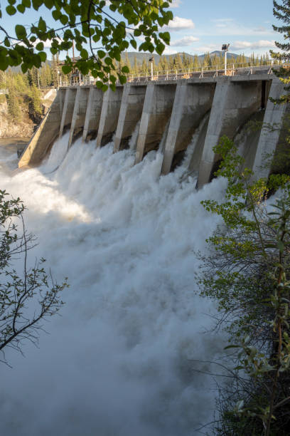 istock Scenic view of hydro power dam 1251361510