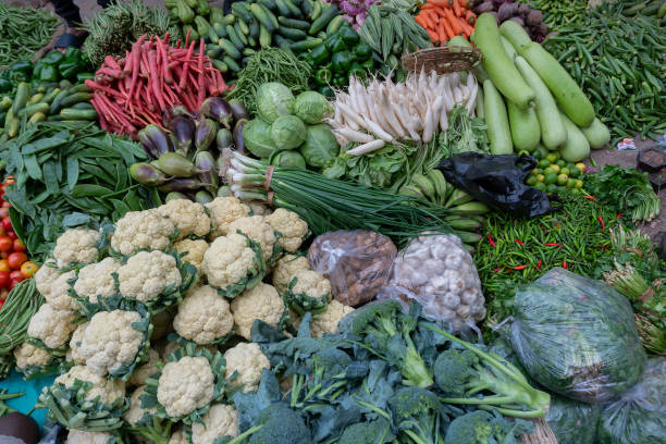istock Vegetables for sale, Kolkata, India. 1251362243