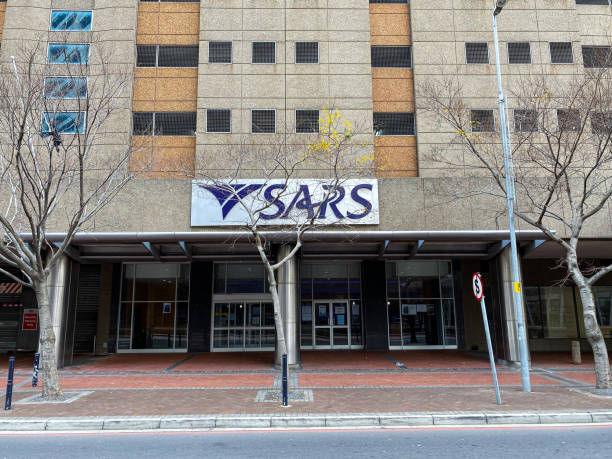 SARS Cape Town South African Revenue Service office on Lower Long Street, Cape Town severe acute respiratory syndrome stock pictures, royalty-free photos & images