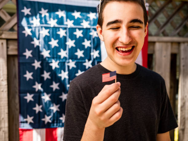 istock Teenager at 4th July BBQ 1251372300