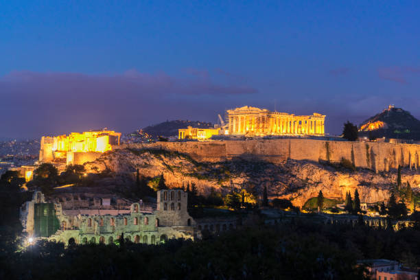istock Famous skyline of Athens, Greece 1251373912