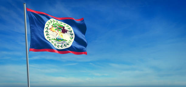 istock The National flag of Belize 1251375032