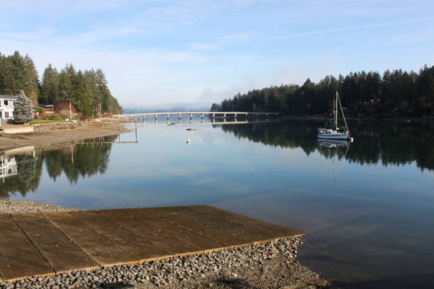 Boat ramp near Fair Harbor Marina in Grapeview Washington state