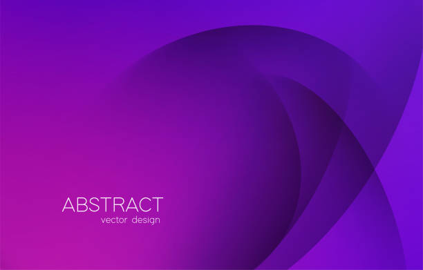 Abstract purple colorful vector background, color flow liquid wave for design brochure, website, flyer. Minimal design Abstract colorful vector background, purple color banner with smooth line and shadow. Template for design brochure, website, flyer. Minimal design purple stock illustrations