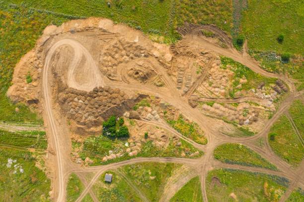 istock The mountain of sand. 1251379279
