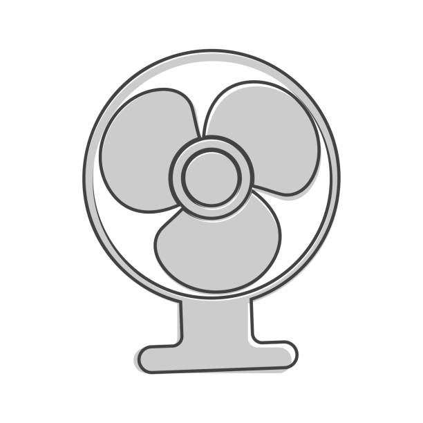 Ilustración de Estilo De Dibujos Animados De Ventilador Icono Vectorial Sobre Fondo Blanco Aislado y más Vectores Libres de Derechos de Abanico - iStock Ilustración de Estilo De Dibujos Animados De Ventilador Icono Vectorial Sobre Fondo Blanco Aislado y más Vectores Libres de Derechos de Abanico - iStock