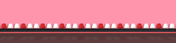 istock Waiting room prepared for social spacing. Space between chairs 1251380387